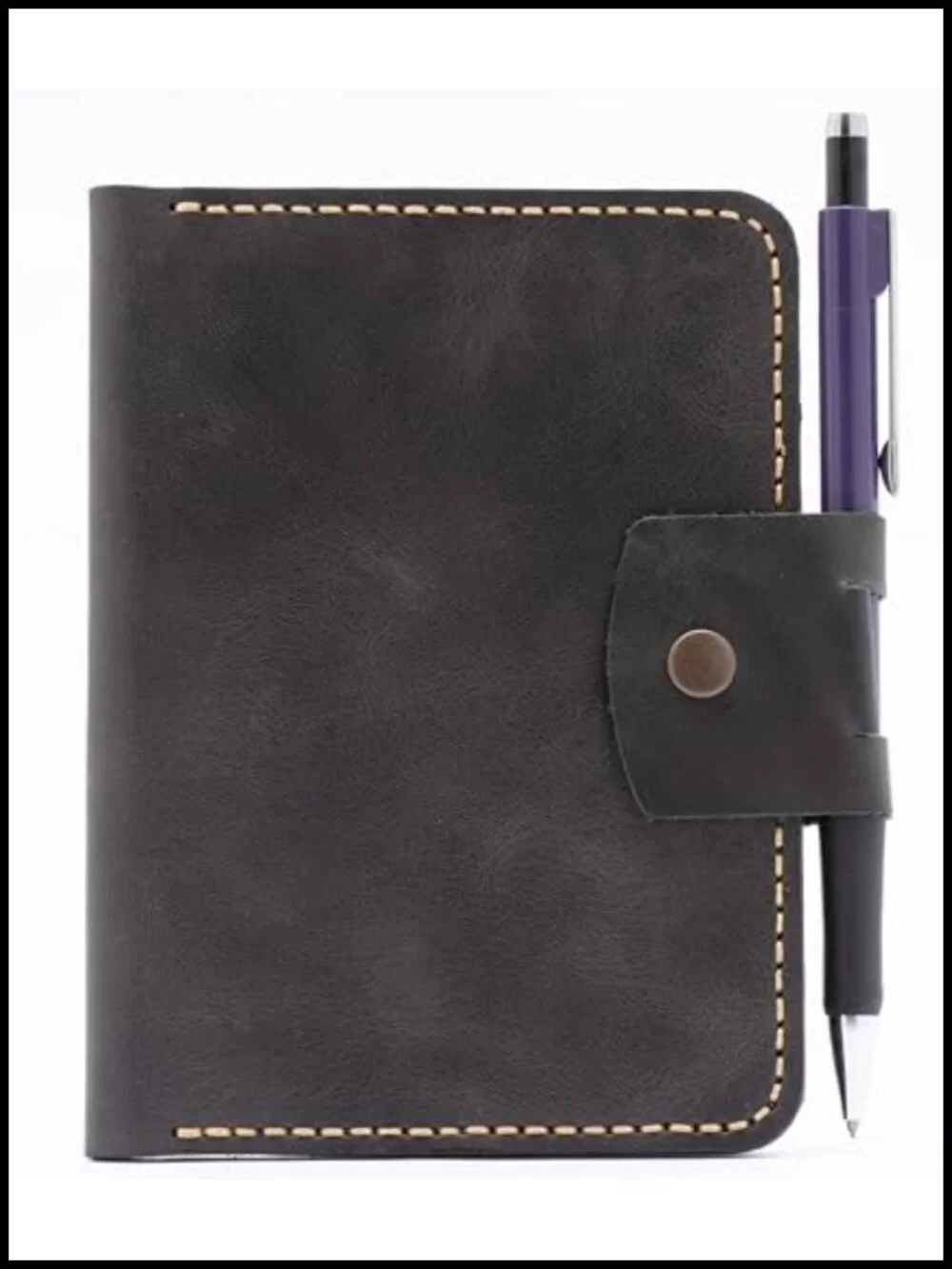 Genuine Leather Passport Wallet Credit Card Holder Travel Organizer